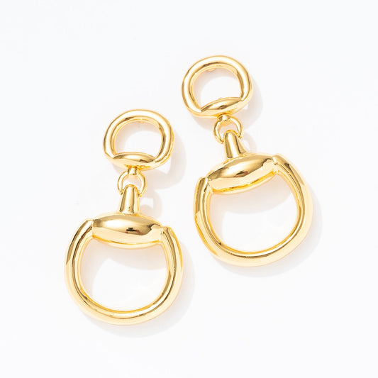 Horsebit Earrings