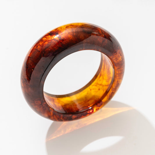 Espresso Bangle Bracelet